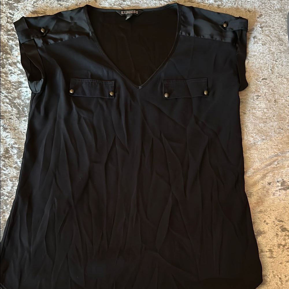 Express Black Women's Top